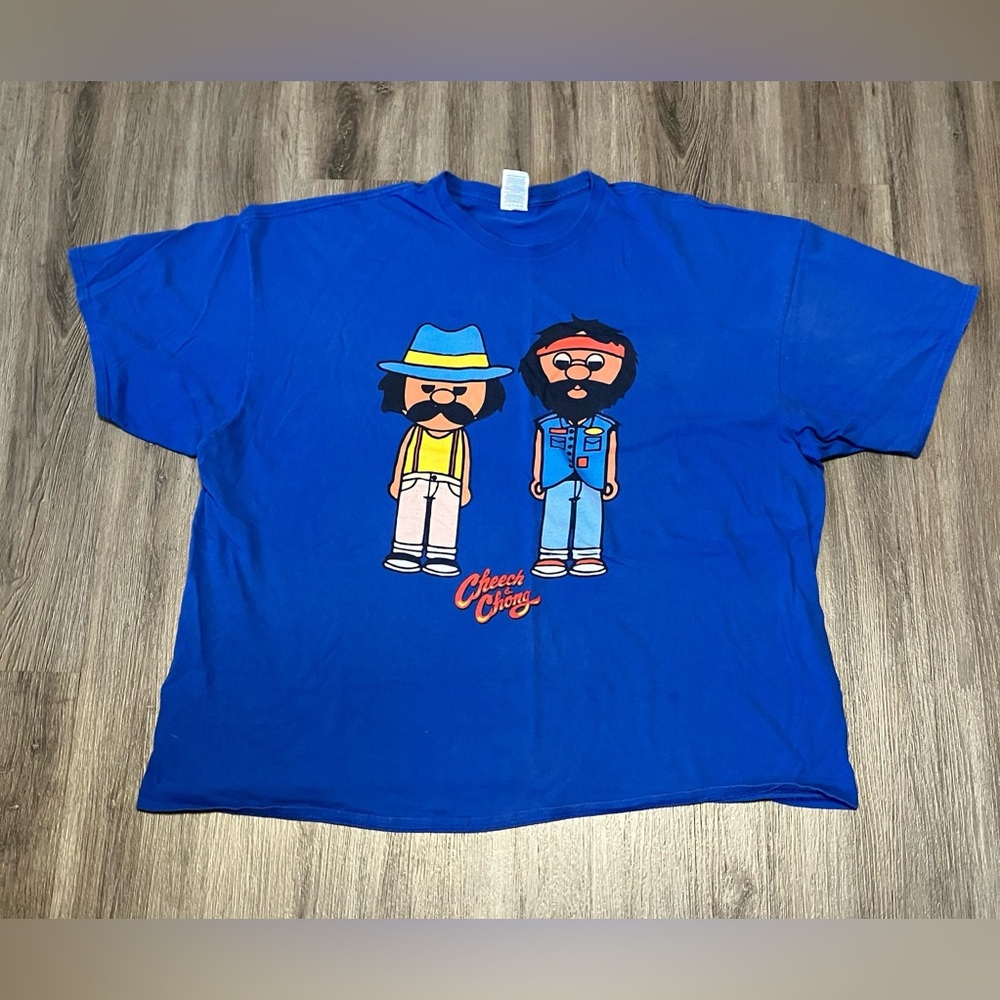 4XL Cheech and Chong Blue T-shirt